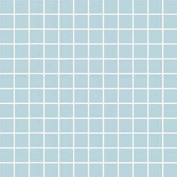 Mosaiikkilaatta Pukkila Mosaico Porcelanico Turquoise, himmeä, sileä, 25x25mm