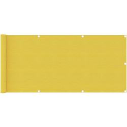 Parvekkeen suoja keltainen 75x500 cm hdpe