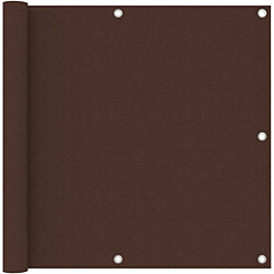 Parvekkeen suoja ruskea 90x600 cm oxford kangas