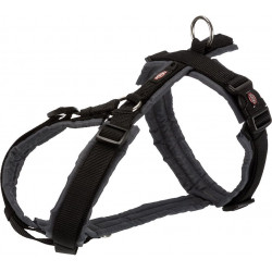 Pehmustettu y-valjas Trixie Premium, S-M, 44-53cm, musta