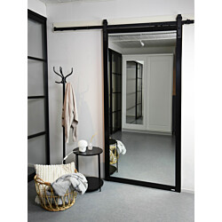 Tilanjakaja/liukuovi Mirror Line Peili LADON Ovi, 914 mm, peili, musta