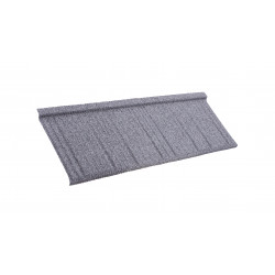 Kivipäällysteinen peltikatto Queentile Shake 1175x420mm, Harmaa