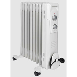 Siirrettävä lämmitin Clatronic RA3736, 2000W,öljytäytteinen, 640x435cm, valkoinen