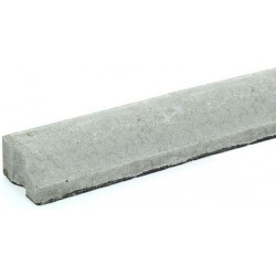 Liimattava reunakivi Rudus, suora, 1000x130x80mm, sileä, harmaa