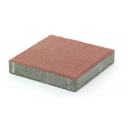 Betonilaatta Rudus, 298x298x50mm, sileä, punainen