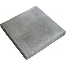 Sileä betonilaatta Rudus, 490x490x60mm, harmaa