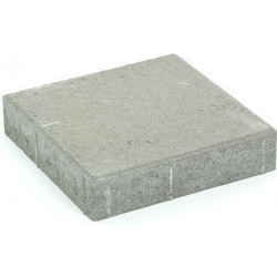 Pihakivi Rudus Kartanolaatta 80, 278x278x80mm, sileä, harmaa