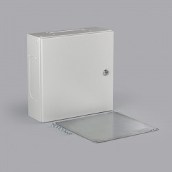 Teräskotelo maal. 380x380x138mm EOR383814A RAL 7035