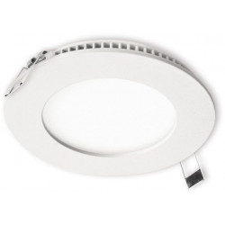 LED-paneeli Ensto Velox ALSD117PU Ø117x19mm, IP44, 8W 830/840, valkoinen