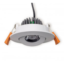 LED-alasvalo Ensto Velox, ALS90NR/3K, 4W/830, Ø90x41mm, IP20, valkoinen