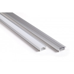 Asennusprofiili Airam Slimline 7 R Apus II LED-nauhalle, uppoasennus, kirkas, 2m