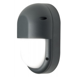 LED-ulkoseinävalaisin Airam Cestus Vertical Eye, max 100W, E27, 270x165x110mm, IP65, antrasiitti/opaali
