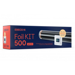 Lattialämmityskelmupaketti Ebeco FOIL KIT 500, 40 cm lämmitysleveys, 13.5m, max 6m2, 380W