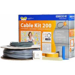 Lämpökaapelipaketti Ebeco Cable Kit 200, 73m, 810W