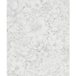 Tapetti Botanica 33952, vinyylipinta, harmaa