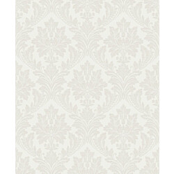Tapetti Grandeco Arcadia A65401, non-woven, vinyylipinta, valkoinen