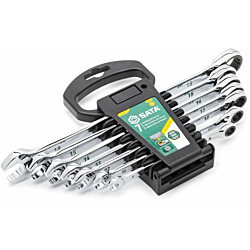 Kiintoavain/räikkälenkkisarja Sata Spline 120H 8-18mm 7 osaa