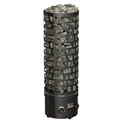 Sähkökiuas SAWO Aries Round Black NB, 7.5kW, 8-12m³, kiinteä ohjaus