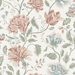 Tapetti Sandberg Annabelle, 0.53x10.05m, non-woven, terrakotta
