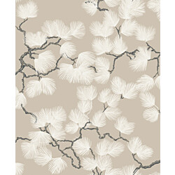 Tapetti Sandberg Pine, 0.53x10.05m, non-woven, beige