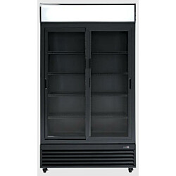 Jääkaappi lasiovella Scandomestic SD1002BSLE, 113cm, lasiovella, musta