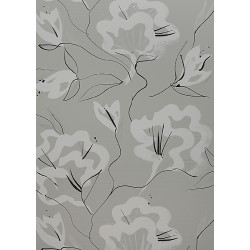 Tapetti Sandudd Jukka Rintala Pioni 5122-2, 0,53x10,05m, harmaa/valkoinen, non-woven