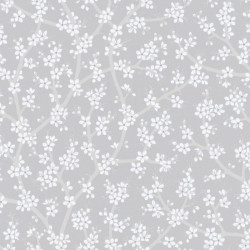 Tapetti Sandudd Rantaniitty 5309-1, 0,53x11,20 m, harmaa/valkoinen, non-woven