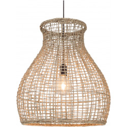 Riippuvalaisin By Rydéns Seagrass 42000010-5507, 55x48cm, metalli, beige/luonnonvalkoinen