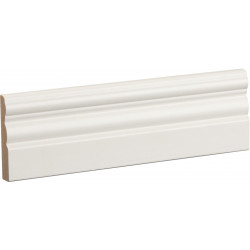 Peitelista/jalkalista Siparila Kumpu, 15x68mm, puhtaanvalkoinen