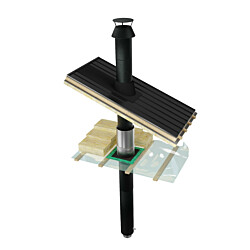 Valmispiippu Härmä Air Siro Prime Ø150mm, takkaan