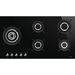 Kaasuliesitaso Smeg PV395LCN 90cm musta