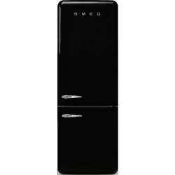 Jääkaappipakastin Smeg Retro FAB38RBL5, 70.6cm, musta, oikea