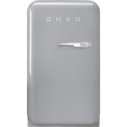 Jääkaappi Smeg Retro FAB5LSV5, 40.4cm, hopea, vasen