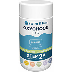 Aktiivihappi Swim & Fun OxyChock & Spa, 1 kg, klooriton