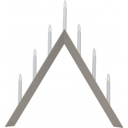 Kynttelikkö Star Trading Arrow, 7-osainen, 64,5cm, beige