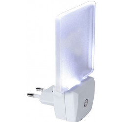 LED-yölamppu 357-11 75x63x114 mm 0,5W huurre pistotulpalla + hämäräkytkimellä
