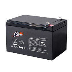 AGM-akku Clou 12120, 12 Ah/12V F2, huoltovapaa