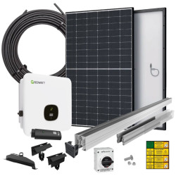 Aurinkovoimala Soletek, 6.56 kWp, tiilikuviopeltikatolle, pystyasennus, asennusvalmis