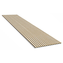 Akustiikkalevy Evella V27, 21x600x2400mm, valkotammi, puuviilupintainen