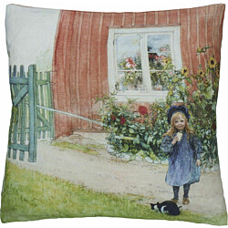 Koristetyynynpäällinen Svanefors Brita, 45x45cm, vihreä