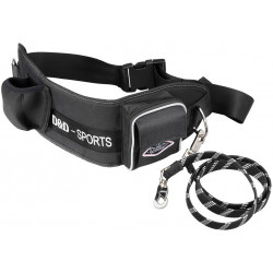Sports-talutusvyö suurille koirille D&D, 110cm, musta