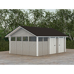 Roskakatos Aarni RK25V, 6040x4236mm, 25.6m², puuvalmis