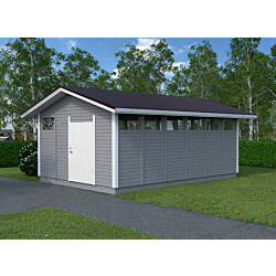 Roskakatos Aarni RK25, 6040x4236mm, 25.6m², puuvalmis