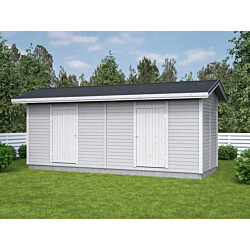 Elementtivarasto Aarni E8, 6040x2140mm, 12.9m², puuvalmis