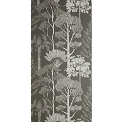 Tapetti FermLiving Katie Scott Trees, harmaa