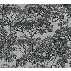Tapetti A.S. Creation Aruba C1 38023, harmaa/musta