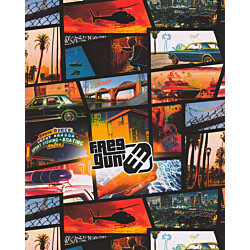 Tapetti Lutece Les Aventures 21 51183209, oranssi
