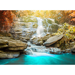 Kuvatapetti A.S. Creation Designwalls Waterfall, 350x255cm, monivärinen