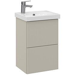 Allaskaappi altaalla Temal Trend, 2 ltk, 42.5x35 cm, matta greige