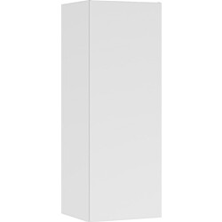 Korkea kaappi Temal, oikeakätinen, 40x33x123.4 cm, valkoinen